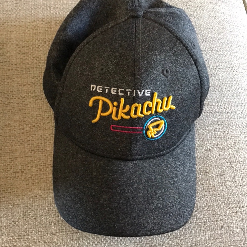 Pokemon Detective Pikachu Embroidered Cap